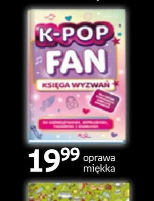 Książka K-POP Fan Księga wyzwań promocja w Empik