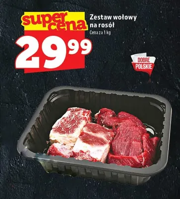 Zestaw wołowy na rosół promocja w TOPAZ