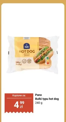 Bułki typu hot dog 240 g promocja w Biedronka