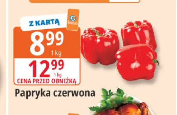 Papryka czerwona promocja w Leclerc