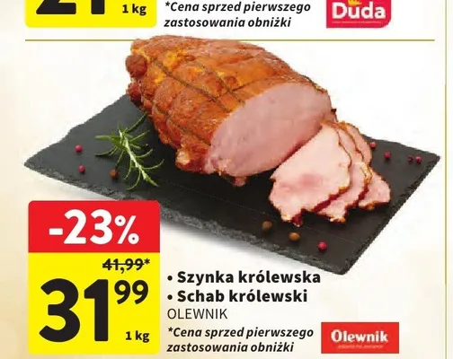 Schab królewski OLEWNIK promocja w Intermarche
