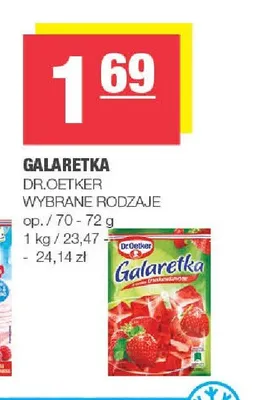 Galaretka Dr. Oetker promocja w SPAR