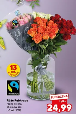 Róże Fairtrade promocja w Kaufland