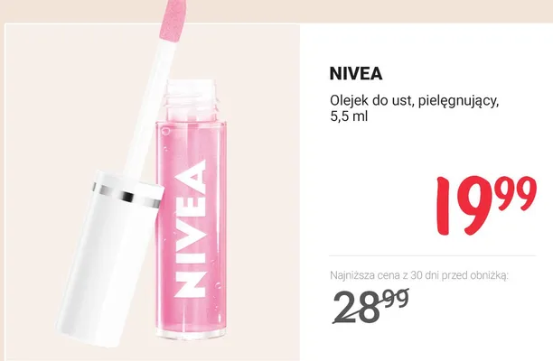 Olejek do ust, pielęgnujący promocja w Rossmann