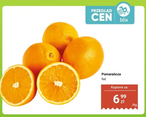 Pomarańcza luz promocja w Dino