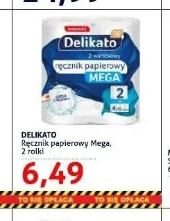 Ręcznik papierowy Delikato Mega 2-pak promocja w Blue Stop
