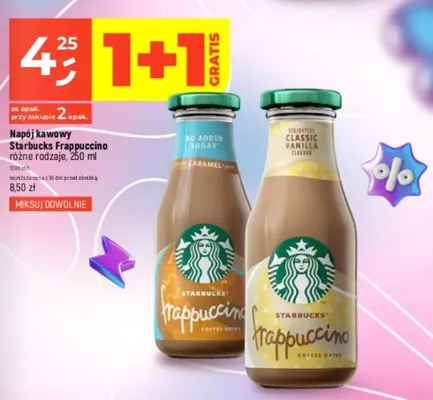 Napój kawowy Starbucks Frappuccino Caramel No Added Sugar promocja w Dealz