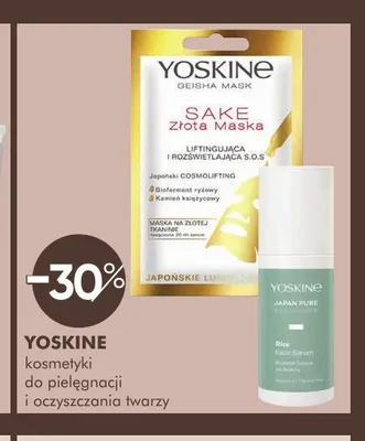 Kosmetyki do pielęgnacji i oczyszczania twarzy Yoskine promocja w Super-Pharm