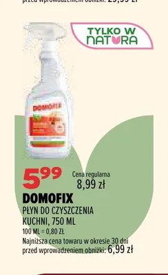 Płyn do czyszczenia kuchni Domofix promocja w Drogerie Natura