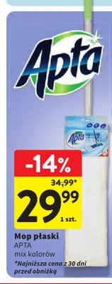 Mop płaski Apta promocja w Intermarche