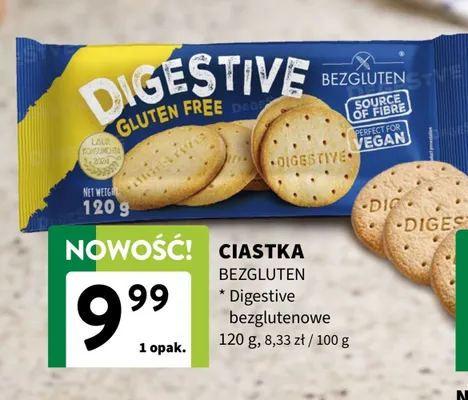 Ciastka Digestive bezglutenowe Bezgluten promocja w Intermarche