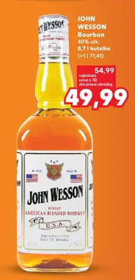 Bourbon 0,7 l promocja w Kaufland