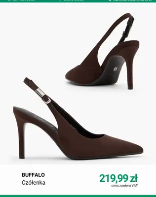 Czółenka Buffalo promocja w Deichmann