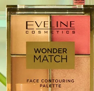 Paleta do konturowania twarzy Wonder Match Face Contouring Palette Eveline Cosmetics promocja w Biedronka