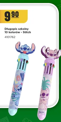 Długopis szkolny 10 kolorów Stitch promocja w MR. DIY