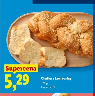 Chałka z kruszonką promocja w Lidl