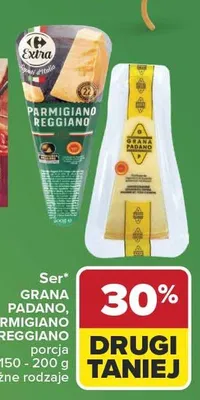 Ser Parmigiano Reggiano Extra porcja promocja w Carrefour