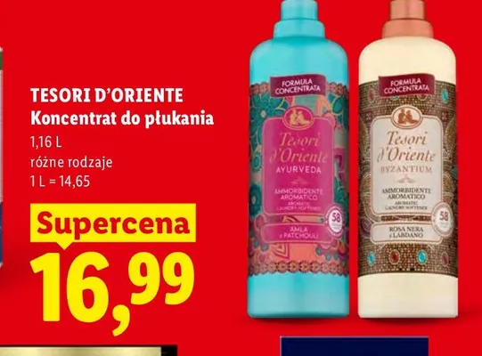 Koncentrat do płukania Tesori d'Oriente Ayurveda promocja w Lidl