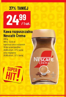 Kawa rozpuszczalna Nescafé Crema promocja w POLOmarket