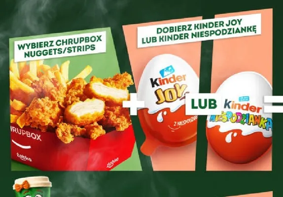Zestaw Chrupbox Nuggets/Strips + Kinder Joy promocja w Żabka