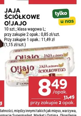 Jajka kurze ściółkowe O!Jajo promocja w Stokrotka