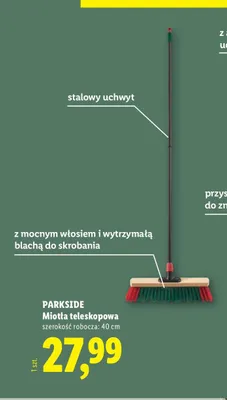 Miotła teleskopowa PARKSIDE promocja w Lidl