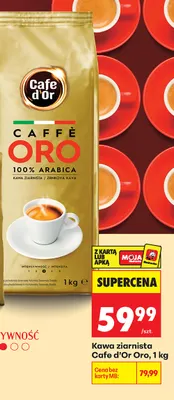 Kawa ziarnista Cafe d'Or Oro promocja w Biedronka