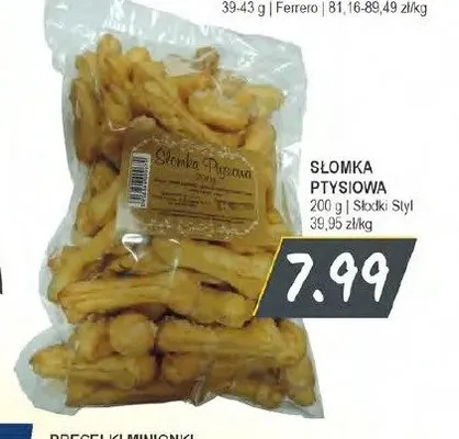 Słomka ptysiowa Słodki Styl promocja w Słoneczko