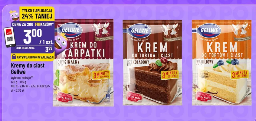 Krem do karpatki Gellwe oryginalny promocja w POLOmarket