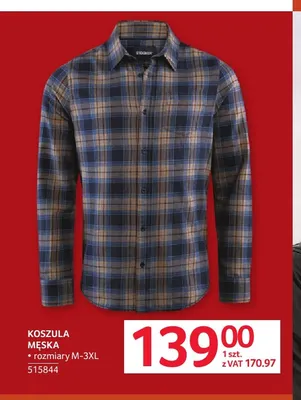 Koszula flanelowa męska promocja w Selgros