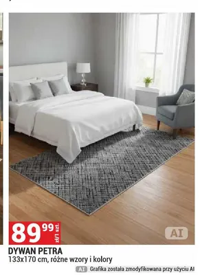 Dywan Petra 133x170 cm promocja w Merkury Market