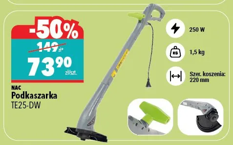 Podkaszarka TE25-DW promocja w Biedronka Home
