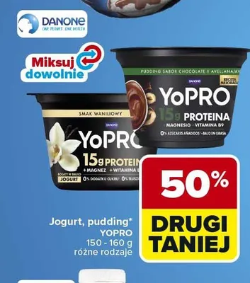 Jogurt YoPRO Danone promocja w Carrefour