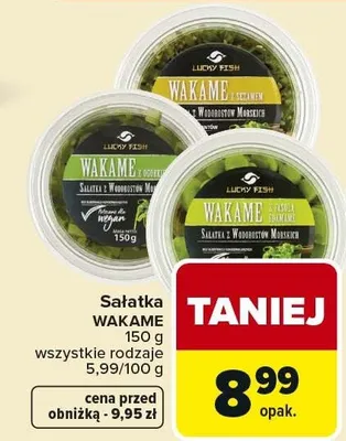 Sałatka Wakame wszystkie rodzaje promocja w Carrefour