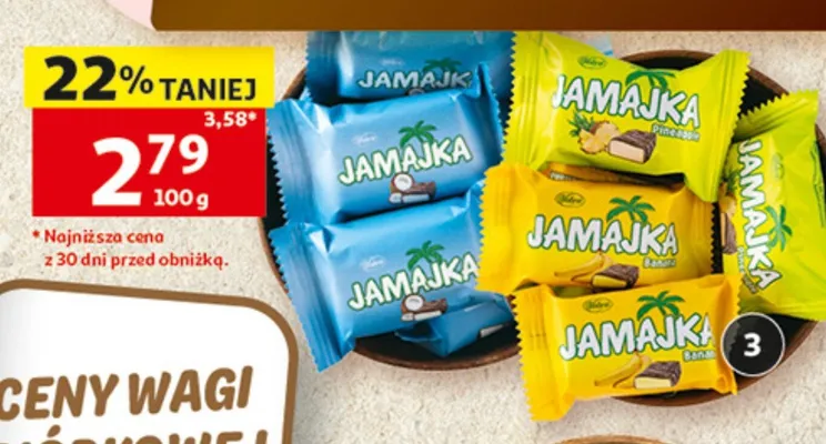 Cukierki Jamajka Banana promocja w Auchan