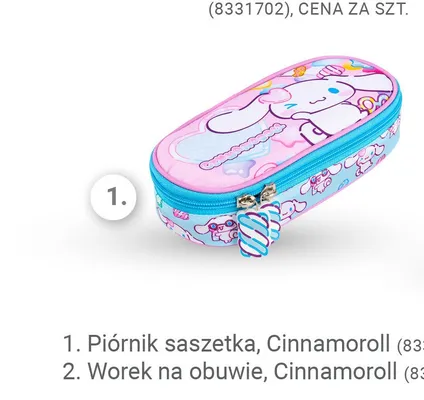 Piórnik saszetka Cinnamoroll promocja w Smyk