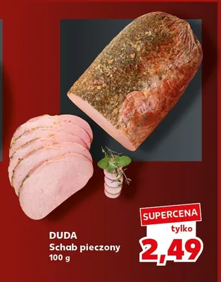 Schab pieczony Duda promocja w Kaufland