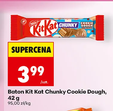 Baton Kit Kat Chunky Cookie Dough promocja w Biedronka