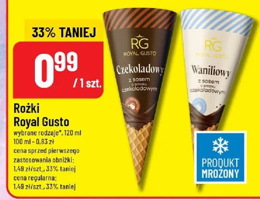 Rożki Royal Gusto promocja w POLOmarket