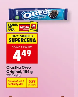 Ciastka Oreo Original promocja w Biedronka