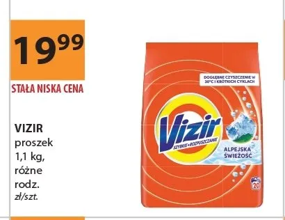 Proszek do prania Vizir Alpejska Świeżość promocja w Drogerie Laboo