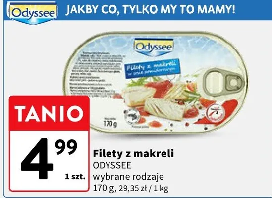 Filety z makreli Odyssee promocja w Intermarche
