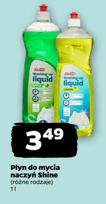 Płyn do mycia naczyń Shine promocja w Netto