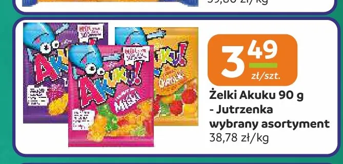 Żelki Akuku promocja w Społem Częstochowa
