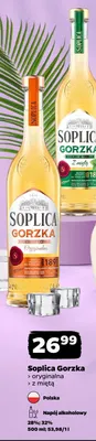 Napój alkoholowy Soplica Gorzka oryginalna promocja w Netto