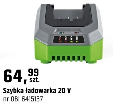 Szybka ładowarka 20 V promocja w OBI