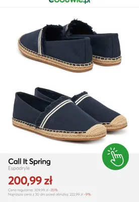 Espadryle Call It Spring promocja w eobuwie.pl