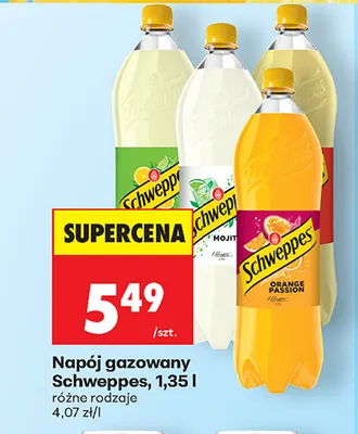Napój gazowany Schweppes Orange Passion promocja w Biedronka