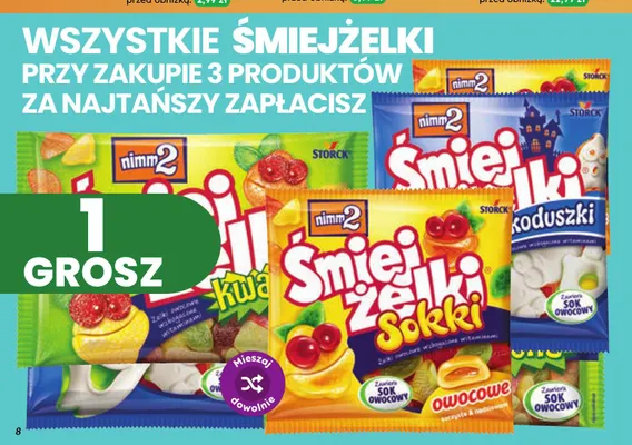 Śmiejżelki nimm2 promocja w Dino