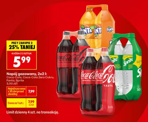 Napój gazowany Coca-Cola promocja w Biedronka